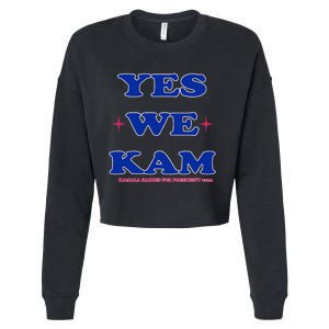 Yes We Kam Madam Harris Fun Cropped Pullover Crew