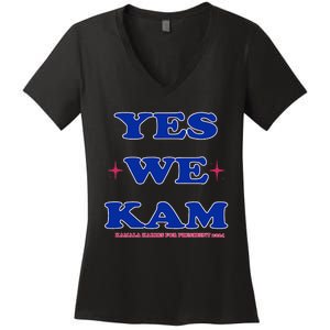 Yes We Kam Madam Harris Fun Women's V-Neck T-Shirt