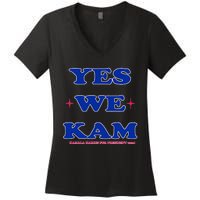 Yes We Kam Madam Harris Fun Women's V-Neck T-Shirt