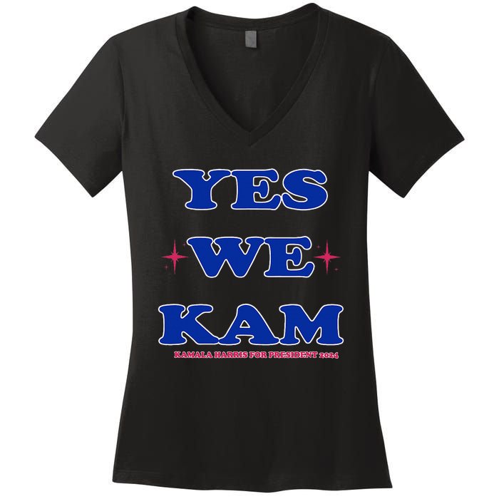 Yes We Kam Madam Harris Fun Women's V-Neck T-Shirt