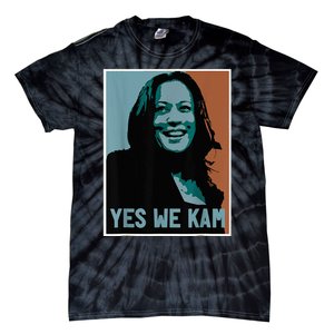 Yes We Kam Madam Harris Fun Tie-Dye T-Shirt