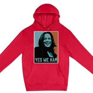 Yes We Kam Madam Harris Fun Premium Pullover Hoodie