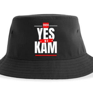 Yes We Kam! Vote Kamala Harris 2024 Sustainable Bucket Hat