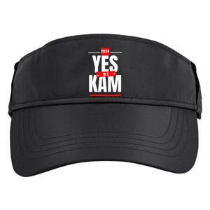 Yes We Kam! Vote Kamala Harris 2024 Adult Drive Performance Visor