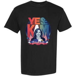 Yes We Kam Madam Harris Funny Garment-Dyed Heavyweight T-Shirt