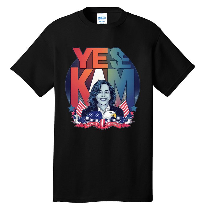 Yes We Kam Madam Harris Funny Tall T-Shirt