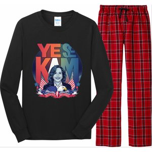 Yes We Kam Madam Harris Funny Long Sleeve Pajama Set