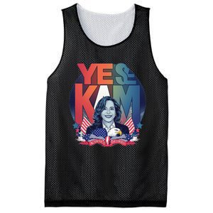 Yes We Kam Madam Harris Funny Mesh Reversible Basketball Jersey Tank