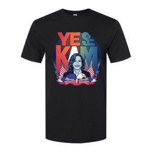 Yes We Kam Madam Harris Funny Softstyle CVC T-Shirt