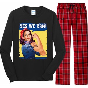 Yes We Kam Female President Gift Long Sleeve Pajama Set