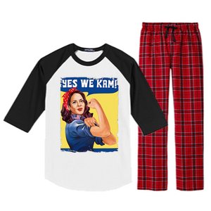 Yes We Kam Female President Gift Raglan Sleeve Pajama Set