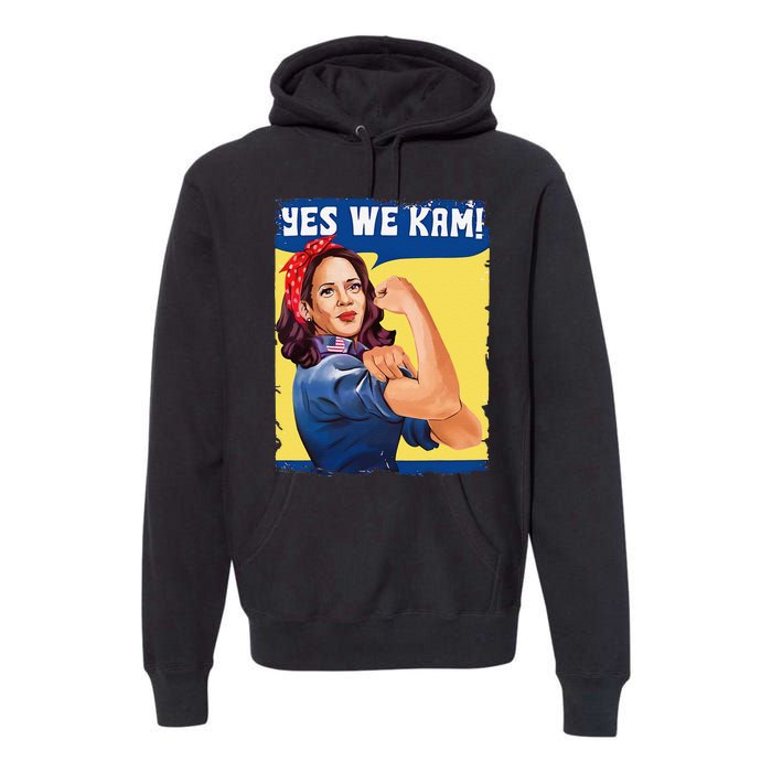 Yes We Kam Female President Gift Premium Hoodie