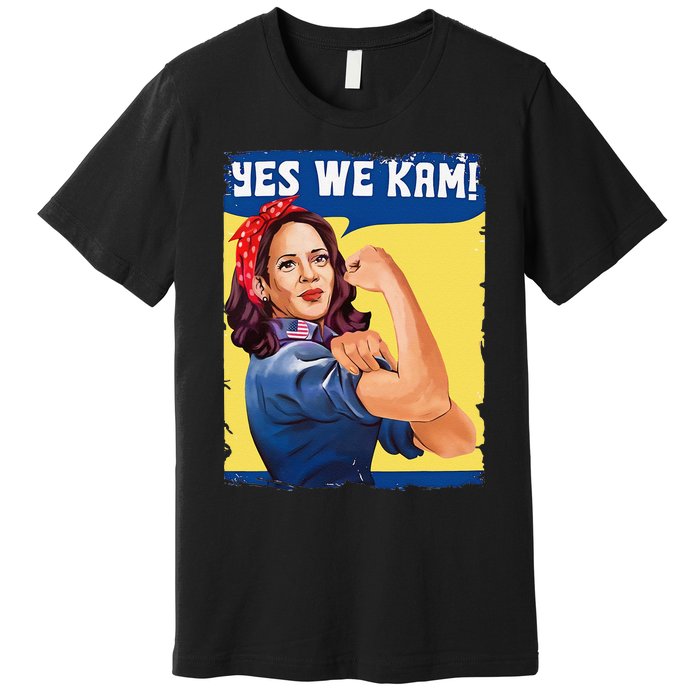 Yes We Kam Female President Gift Premium T-Shirt