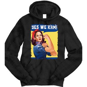 Yes We Kam Female President Gift Tie Dye Hoodie