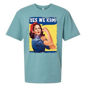 Yes We Kam Female President Gift Sueded Cloud Jersey T-Shirt