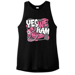 Yes We Kam Ladies PosiCharge Tri-Blend Wicking Tank