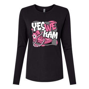 Yes We Kam Womens Cotton Relaxed Long Sleeve T-Shirt