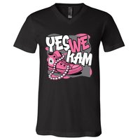 Yes We Kam V-Neck T-Shirt