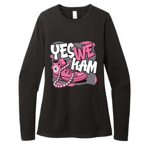 Yes We Kam Womens CVC Long Sleeve Shirt