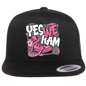 Yes We Kam Flat Bill Trucker Hat