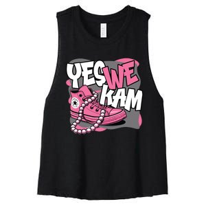 Yes We Kam Women's Racerback Cropped Tank