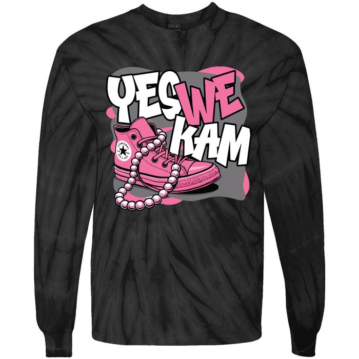 Yes We Kam Tie-Dye Long Sleeve Shirt