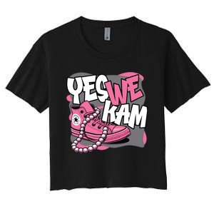 Yes We Kam Women's Crop Top Tee