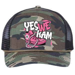 Yes We Kam Retro Rope Trucker Hat Cap