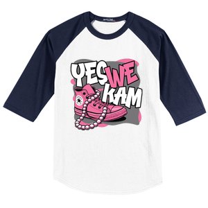 Yes We Kam Baseball Sleeve Shirt