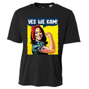 Yes We Kam Rosie The Riveter For President Kamala Harris Cooling Performance Crew T-Shirt