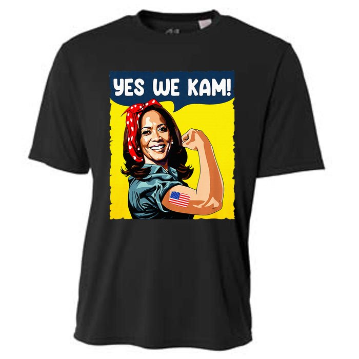 Yes We Kam Rosie The Riveter For President Kamala Harris Cooling Performance Crew T-Shirt