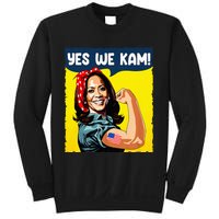 Yes We Kam Rosie The Riveter For President Kamala Harris Sweatshirt