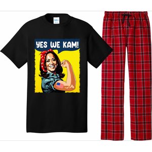 Yes We Kam Rosie The Riveter For President Kamala Harris Pajama Set