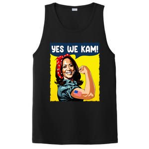 Yes We Kam Rosie The Riveter For President Kamala Harris PosiCharge Competitor Tank