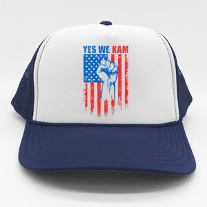 Yes We Kam Harris For President 2024 Trucker Hat