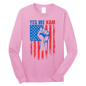 Yes We Kam Harris For President 2024 Long Sleeve Shirt