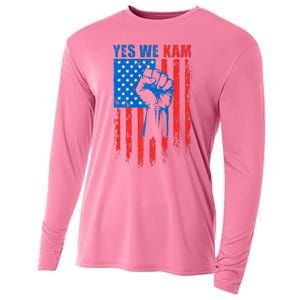 Yes We Kam Harris For President 2024 Cooling Performance Long Sleeve Crew