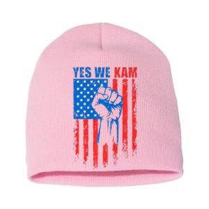 Yes We Kam Harris For President 2024 Short Acrylic Beanie