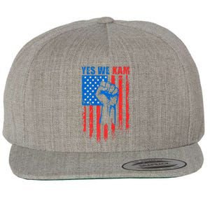 Yes We Kam Harris For President 2024 Wool Snapback Cap