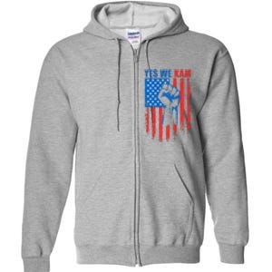 Yes We Kam Harris For President 2024 Full Zip Hoodie