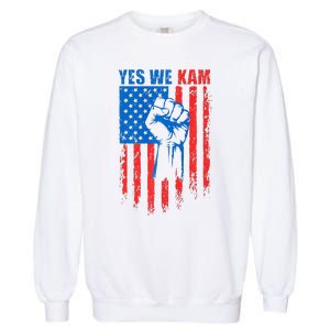 Yes We Kam Harris For President 2024 Garment-Dyed Sweatshirt