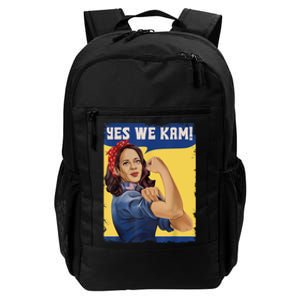 Yes We Kam Madam Harris Fun Daily Commute Backpack