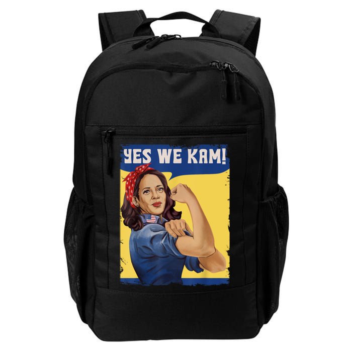 Yes We Kam Madam Harris Fun Daily Commute Backpack