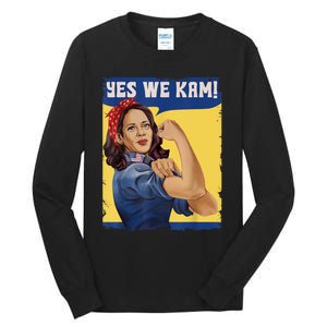 Yes We Kam Madam Harris Fun Tall Long Sleeve T-Shirt