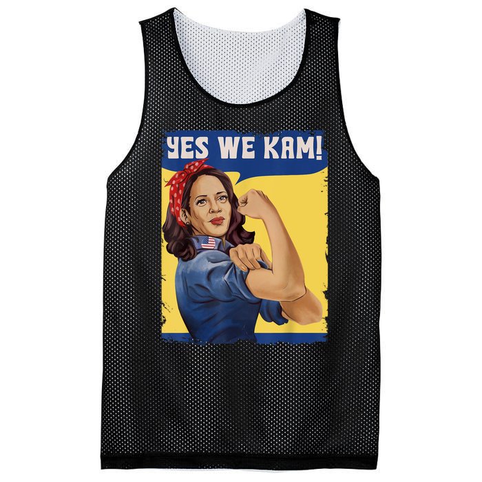 Yes We Kam Madam Harris Fun Mesh Reversible Basketball Jersey Tank