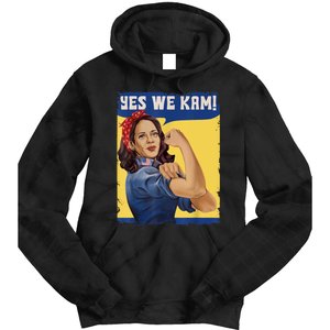 Yes We Kam Madam Harris Fun Tie Dye Hoodie