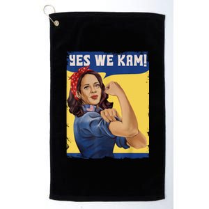 Yes We Kam Madam Harris Fun Platinum Collection Golf Towel