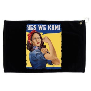 Yes We Kam Madam Harris Fun Grommeted Golf Towel