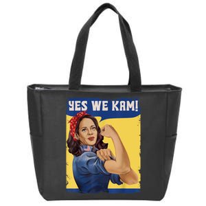 Yes We Kam Madam Harris Fun Zip Tote Bag