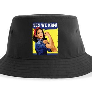 Yes We Kam Madam Harris Fun Sustainable Bucket Hat